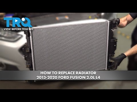 Видео: Как заменить радиатор Ford Fusion 2.0L L4 2013-2020 годов