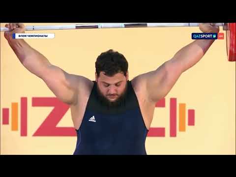 Видео: #штангист Борьба титанов вес.кат. свыше 109кг рывок Чемпионат мира Богота Колумбия 16.12.2022 год.