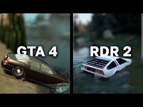 Видео: Физика Red Dead Redemption 2 против GTA 4!