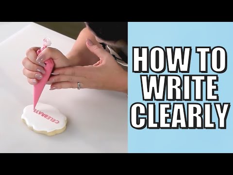 Видео: Как сделать надписи на печенье разборчивыми