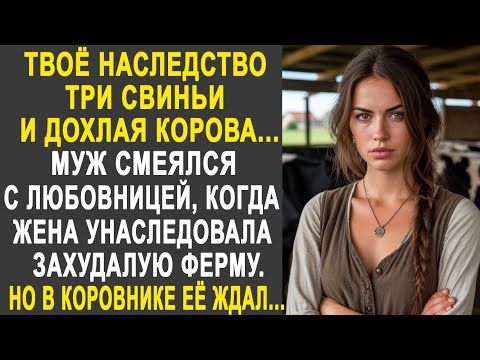 Видео: "Твоё наследство три свиньи и корова" - говорил муж жене, которая унаследовала захудалую ферму...