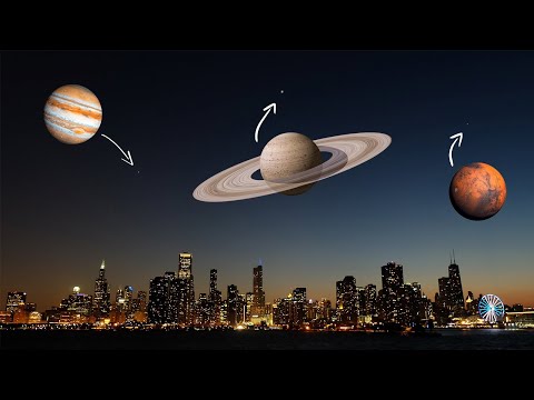 Видео: Как найти планеты на небе города?