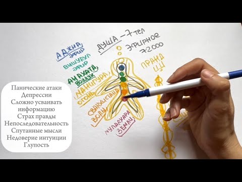 Видео: Семь чакр человека / энергетическое тело