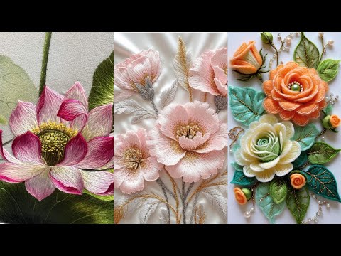 Видео: 🌸 Искусство вне времени | Красивые дизайны ручной вышивки для любой ткани