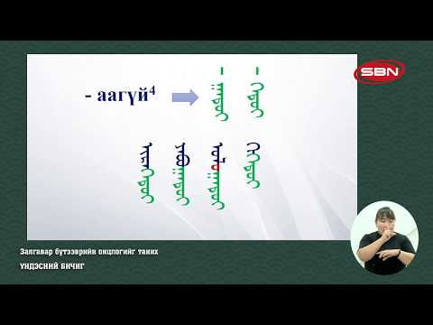 Видео: ҮНДЭСНИЙ БИЧИГ - ЗАЛГАВАР БҮТЭЭВРИЙН ОНЦЛОГИЙГ ТАНИХ