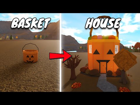 Видео: ПРЕВРАЩЕНИЕ КОРЗИНКИ ДЛЯ СЛАДОСТИ В ДОМ В БЛОКСБУРГЕ