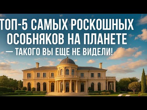 Видео: ТОП-5 самых роскошных особняков на планете — такого вы ещё не видели!