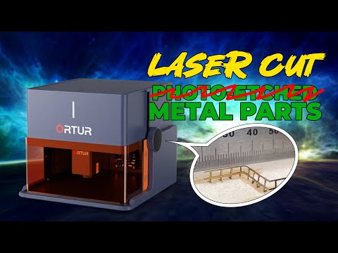 Видео: Мечта моделиста!!! Фототравление устарело!! Ortur R1 воссоздаёт мельчайшие детали из металла.