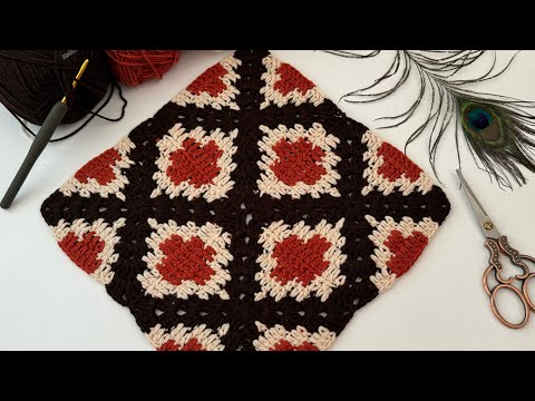Видео: Традиционные узоры ковров возрождаются с помощью вязания крючком 💫 Пошаговое объяснение🚀