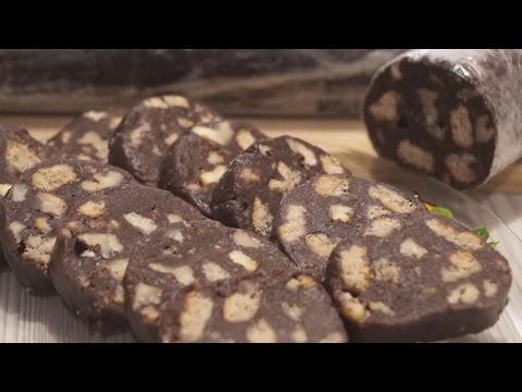 Видео: Шоколадная  колбаса.  О-о-о-очень вкусная, рецепт  из детства)