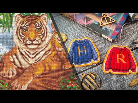 Видео: Акварельно - рукодельный дневник / Вышивка / 117