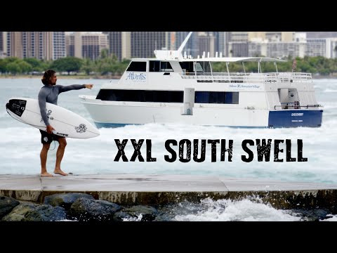 Видео: XXL SOUTH WELL | СЕРФИНГ НА ЮЖНОМ ПОБЕРЕЖЬЕ ОАХУ
