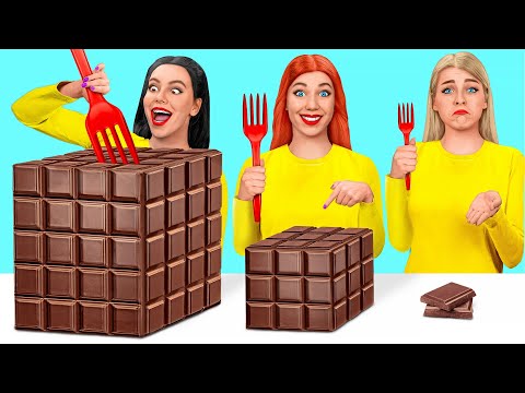 Видео: Большая, Средняя или Маленькая тарелка Челлендж | Смешные ситуации с едой от Multi DO Challenge