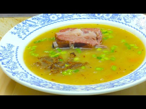 Видео: Гороховый суп с копченостями. Как сварить очень вкусный суп.