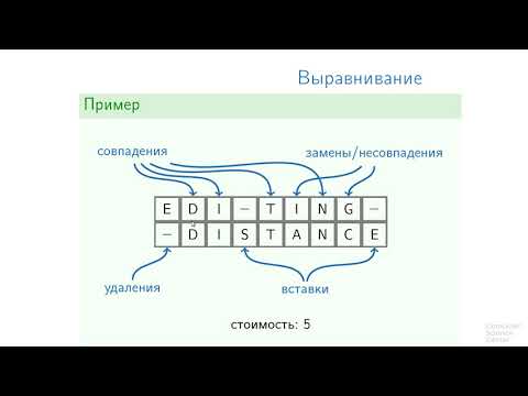 Видео: Алгоритмы теория и практика Методы - 122 урок.  Расстояние редактирования