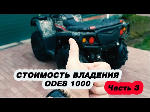 Видео: Квадроцикл Odes 1000  Стоимость владения @kvadrotech Часть 3