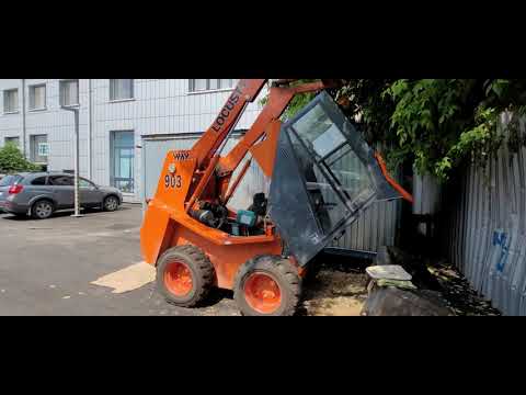 Видео: Мини погрузчик LOCUST 903 , плюсы и минусы.