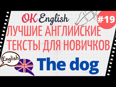 Видео: Текст 19 The dog  📚 ПРАКТИКА английский язык тексты для начинающих