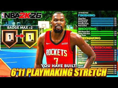 Видео: Новые МЕТА 6'11 STRETCH BIG BUILDS неостановимы после патча в NBA 2K26 BEST 6'11 BUILDS