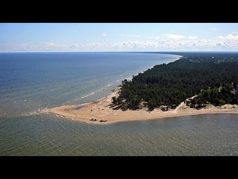 Видео: Мыс Колка - Балтийское море & Рижский залив / Cape Kolka - Baltic Sea & The Gulf of Riga