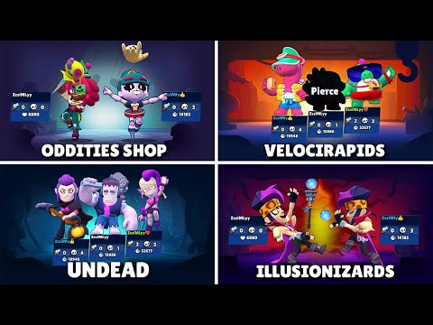 Видео: Все анимации проигрышей и побед трио | Джиджи и Очень странные дела в Brawl Stars