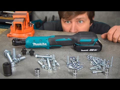 Видео: Аккумуляторная трещотка Makita DWR180Z, как она работает? На что способна? И зачем она вообще нужна?