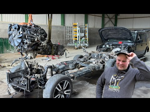 Видео: Заведётся ли? У Land Rover TDV6 сломался коленвал, заменил.