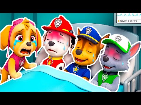 Видео: ВСЯ КОМАНДА ЩЕНЯЧИЙ ПАТРУЛЬ ЗАБОЛЕЛА ЧТО СЛУЧИЛОСЬ в МАЙНКРАФТ