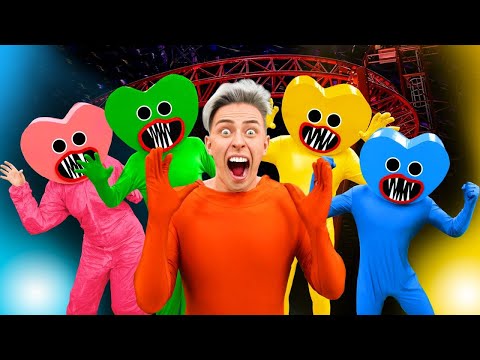 Видео: Часть 2 Poppy Playtime в Реальной Жизни ПРЯТКИ Among Us