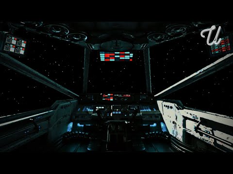 Видео: кабина самого мощного космического корабля - научно-фантастический космический корабль белый шум