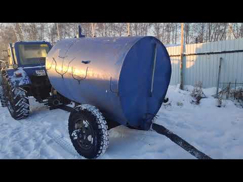 Видео: Ассенизаторская бочка для мтз