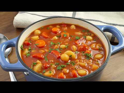 Видео: Этот овощной суп лечит мой желудок, как лекарство! Просто и вкусно