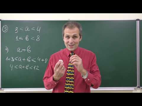 Видео: Алгебра 9. Урок 2 - Неравенства  Оценка значения выражений