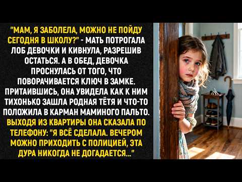 Видео: "Мам, я заболела, можно не пойду сегодня в школу?" - мать потрогала лоб девочки и кивнула...