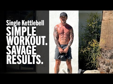 Видео: Простая тренировка, впечатляющие результаты | Тренировка с одной гирей