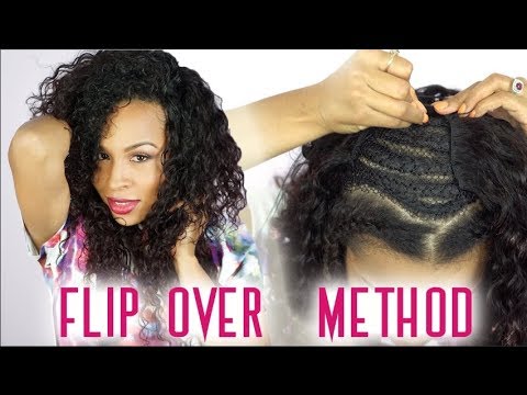 Видео: Метод переворачивания с кудрявыми волосами от ChocHair — шаг за шагом