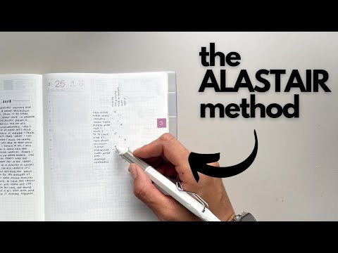 Видео: Метод Аластера | Для ЛЮБОГО ПЛАНИРОВЩИКА и СИСТЕМЫ, а не только для Bullet Journal! Использовать ...