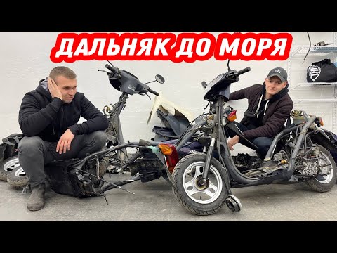 Видео: Купил три скутера по 60 тысяч - ЖИВЫХ НОЛЬ / Дальняк до моря 1