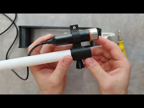 Видео: Держатель датчика эхолота практик для гребной лодки