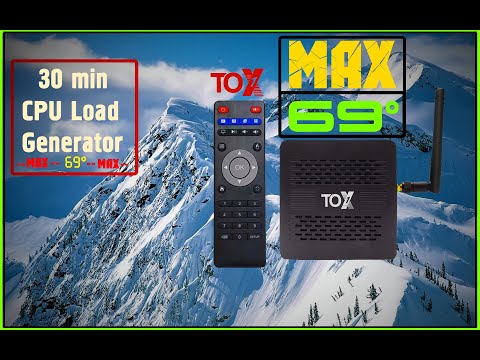 Видео: Tox1  охлаждение  MAX 69° CPU Load Generator 30 min