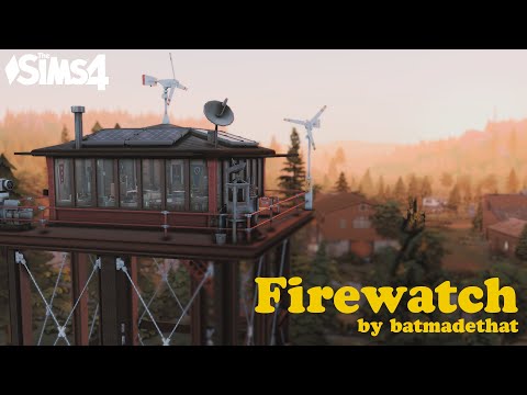 Видео: Пожарная вышка | Строительство The Sims 4