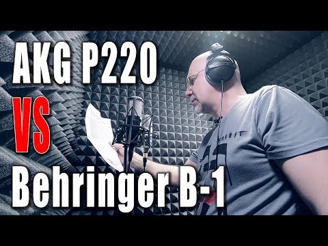 Видео: Микрофоны #AKG P220 и #Behringer B-1