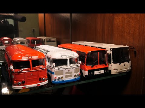 Видео: Копейчанин коллекционирует модели автобусов
