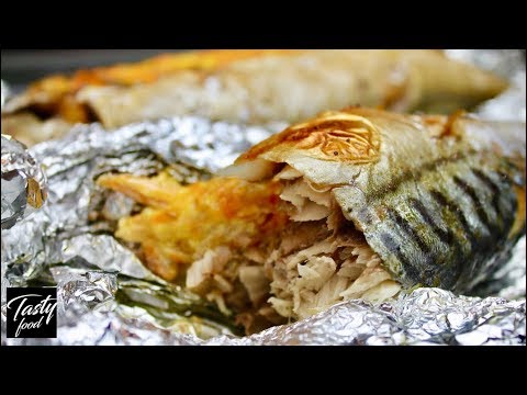 Видео: Лучший Рецепт Фаршированной Скумбрии Запеченной  в Духовке!