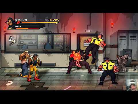 Видео: Streets of Rage 4 ["Легко", Ретро, RUS, без комментариев]. Часть 2: Полицейский участок