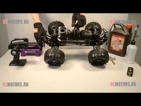 Видео: Подготовка ДВС модели к обкатке от RCMOTORS.RU