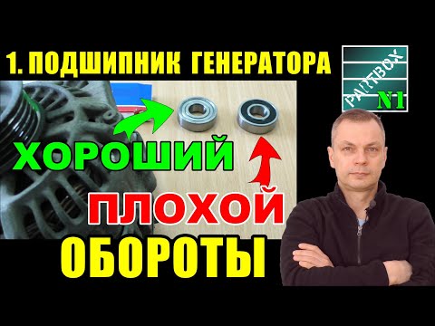 Видео: Часть 1. Как выбрать подшипник генератора, который будет служить долго. ПРЕДЕЛЬНЫЕ ОБОРОТЫ. СМАЗКА.