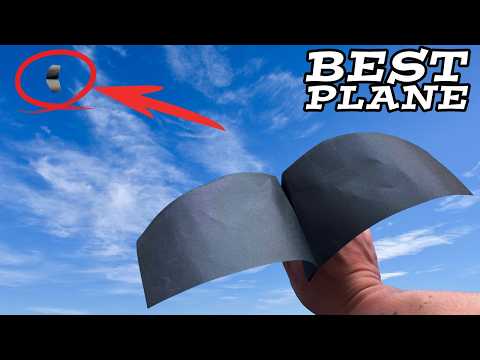 Видео: Как легко сделать бумажный самолётик, который пролетит 500 футов — мировой рекорд дальности