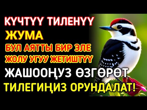 Видео: Жума күнүндөгү ЭҢ КҮЧТҮҮ ДУА! Бардык каалоолор кабыл болот! БАЙЛЫК, ПАЙДА ЖАНА БААКЫТ