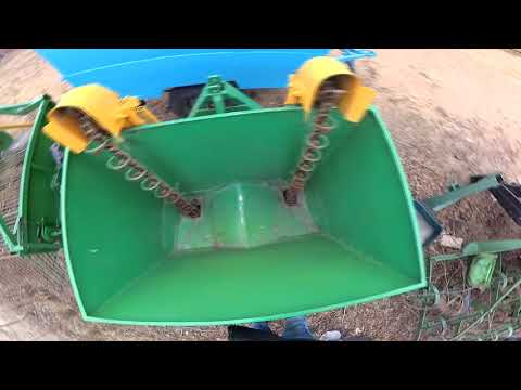 Видео: Самодельная картофелесажалка на Т25. Часть2. Результат работы.